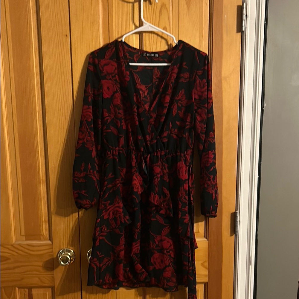 UGUEST Floral Dress with Belt Size M